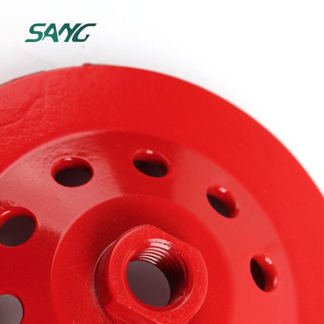 back of diamond cup wheel