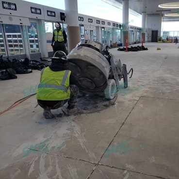 Por que os empreiteiros dos EUA escolhem as sapatas de retificação de diamante SANG para retificação de pisos em Los Angeles